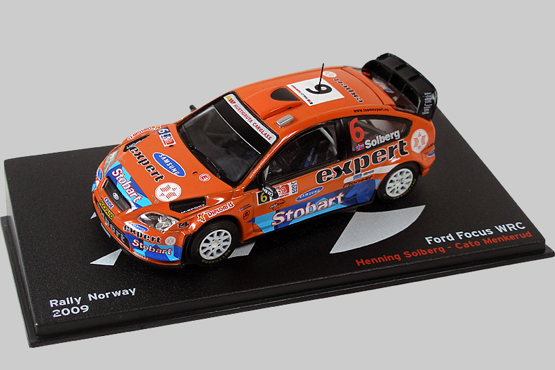 1:43 FORD Focus WRC Rally Norway #6 2009, orange - HP8033-6