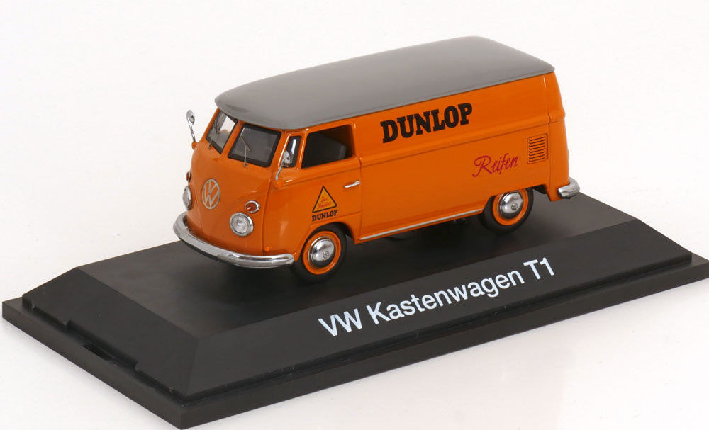 1:43 VOLKSWAGEN T1 Kasten Dunlop, orange grey - 77436