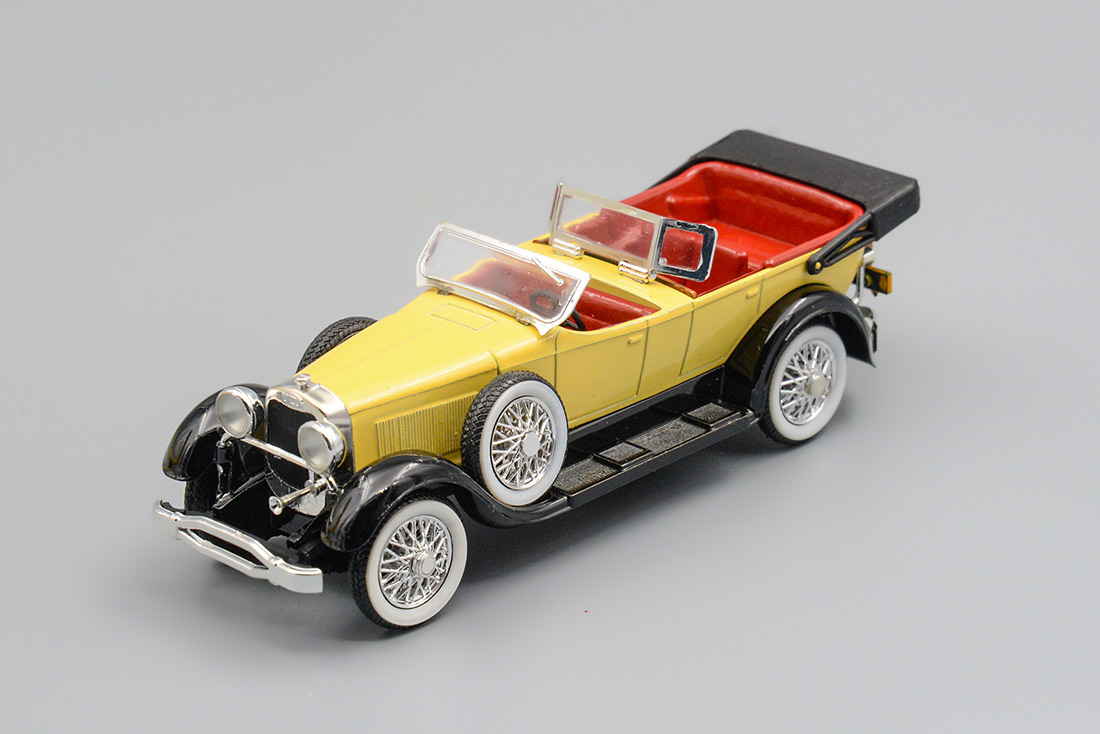 1:43 LINCOLN Sport Phaeton (open) (1928), yellow/black - RIO-51