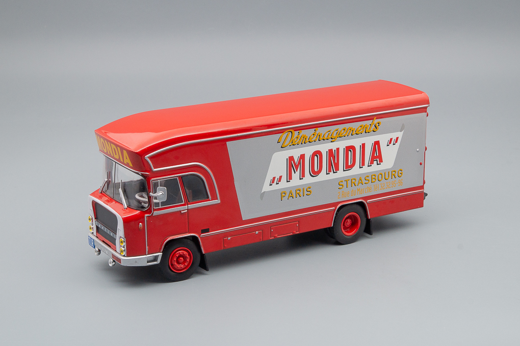 1:43 (Уценка!) BERLIET GBK 6 Transport Mondia Carrosserie Pelpel, red - G111A040-Z1