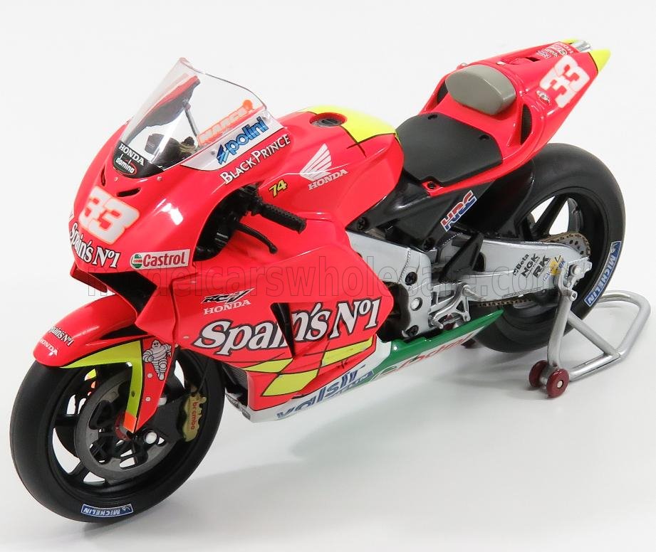 1:12 HONDA Rc211v №33 Motogp (2006) M.Melandri, Red Yellow - 122061033
