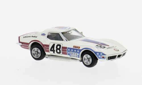 1:87 CHEVROLET Corvette C3 №48 Greenwood (1971), white - 19985