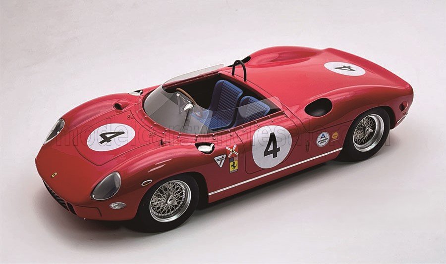 1:18 FERRARI 330P 4.0L V12 TEAM N.A.R.T.North American Racing №4 Winner Canada Mosport GP Pedro Rodriguez (1964) - TM18-310D
