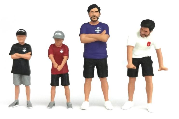 1:64 Набор фигурок (кайдо и сыновья) - Kaido & Sons - KHMG142