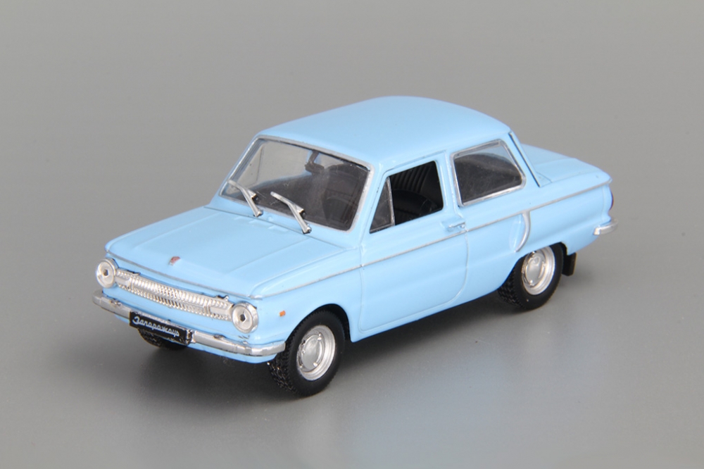 1:43 ЗАЗ 966 Запорожец, Автолегенды СССР 36, голубой - AL036