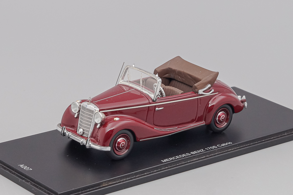 1:43 MERCEDES-BENZ 170S Cabriolet, brown - A007-X1