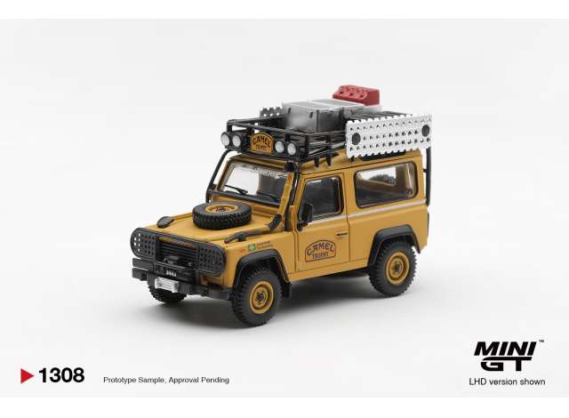 1:64 LAND ROVER Defender 90 *Camel Trophy* Team Brazil Camel Trophy Borneo (1985) - MGT01308-L