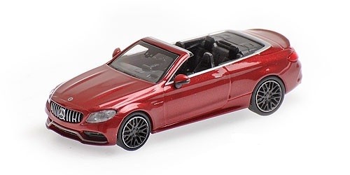 1:87 MERCEDES-AMG C 63 C-CLASS CABRIOLET - 2016 - RED METALLIC - 870037032
