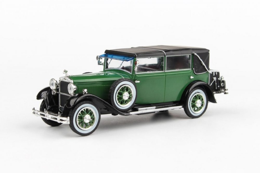 1:43 Škoda 860 1932 Zelená 1:43 Abrex - časopis s - 905HY