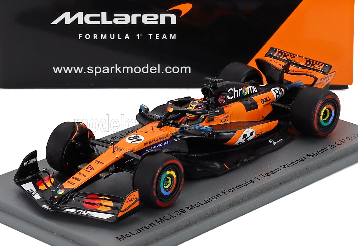 1:43 F1 MCL39 TEAM MCLAREN N 81 WINNER SPAIN GP 2025 OSCAR PIASTRI - S9621