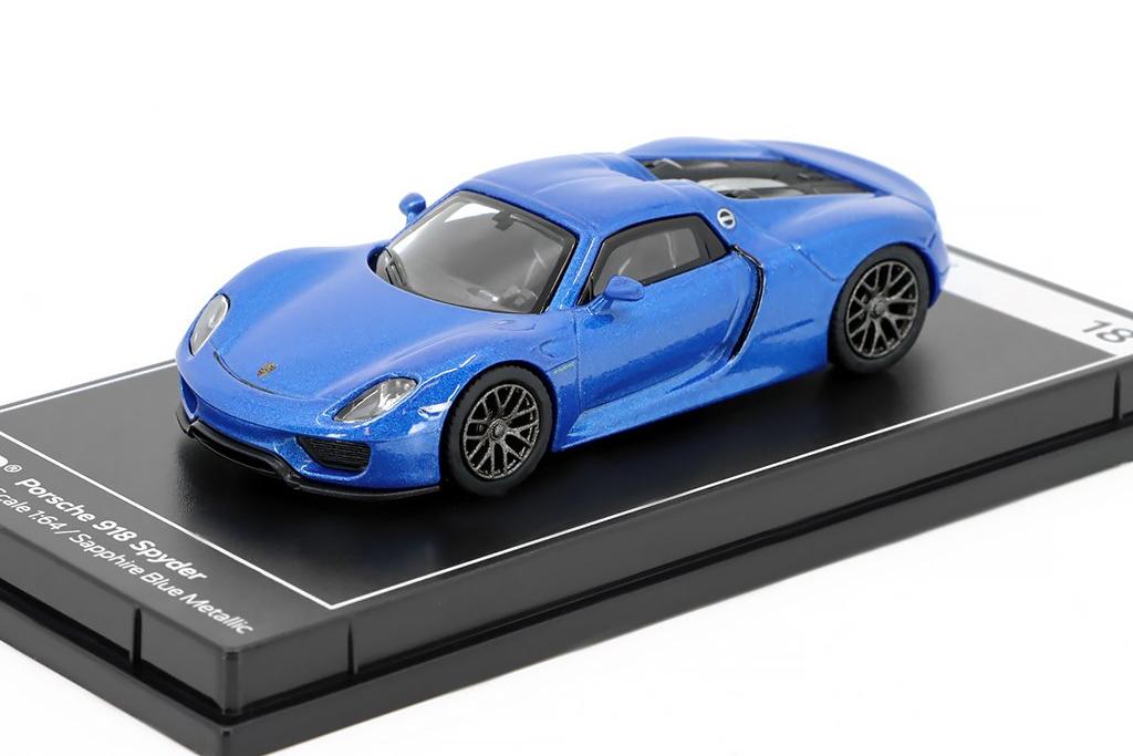 1:64 PORSCHE 918 Spyder (2013), blue metallic - KTH18