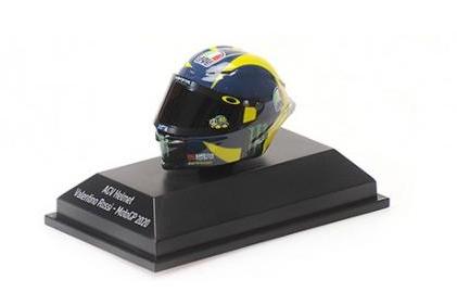 1:8 MINI HELMET AGV Helmet Valentino Rossi MotoGP (2020), yellow/black - 399200046