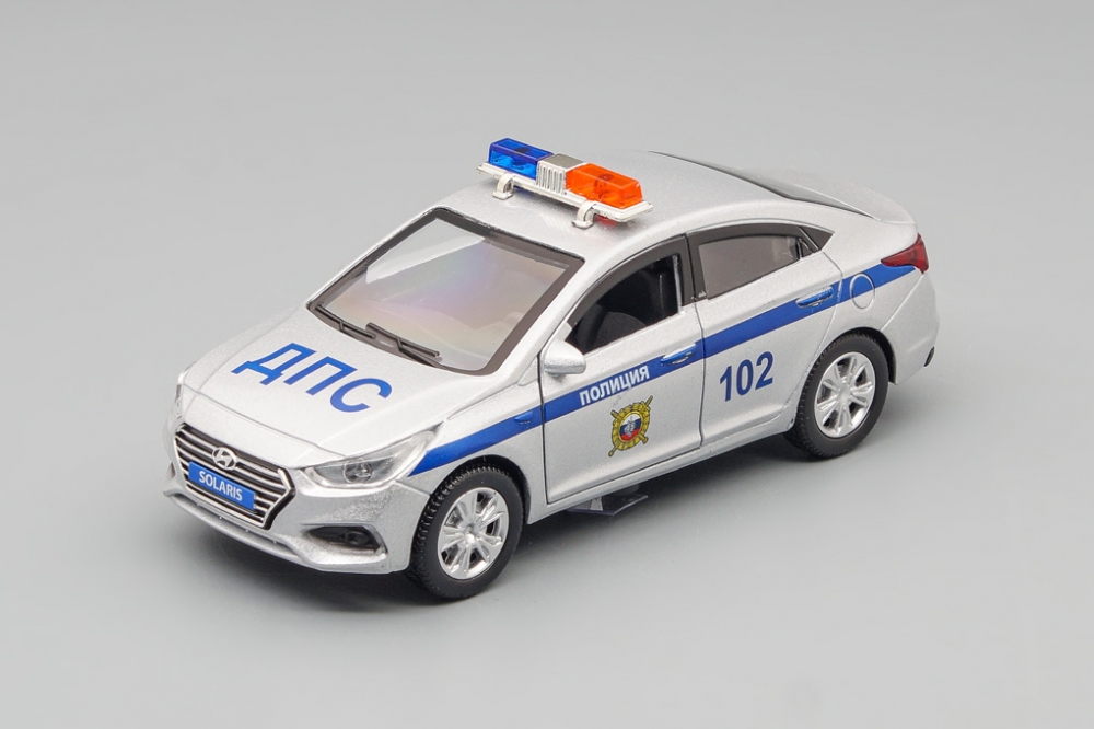 HYUNDAI Solaris Полиция, silver - 115428s