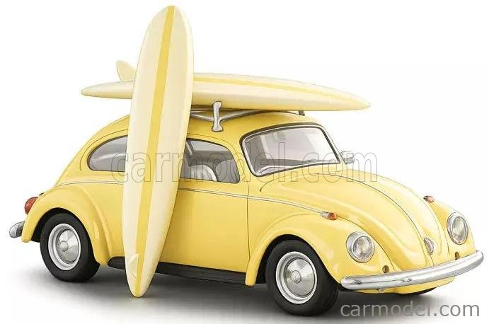 1:43 VOLKSWAGEN Beetle Maggiolino 1303 With Surf (1973), yellow - 841007