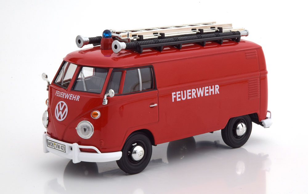1:24 VOLKSWAGEN T1 Type 2 fire engine, red - 79564