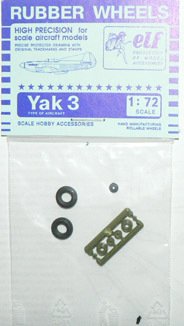 1:72 Колеса резиновые Советский истребитель Як-3 - 7208
