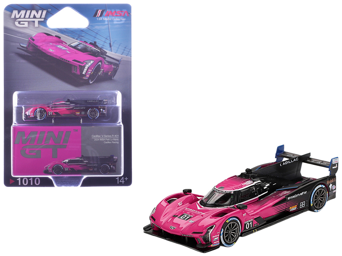 1:64 CADILLAC V-Series R #01 IMSA Lemans (2024), pink/black - MGT01010-BL