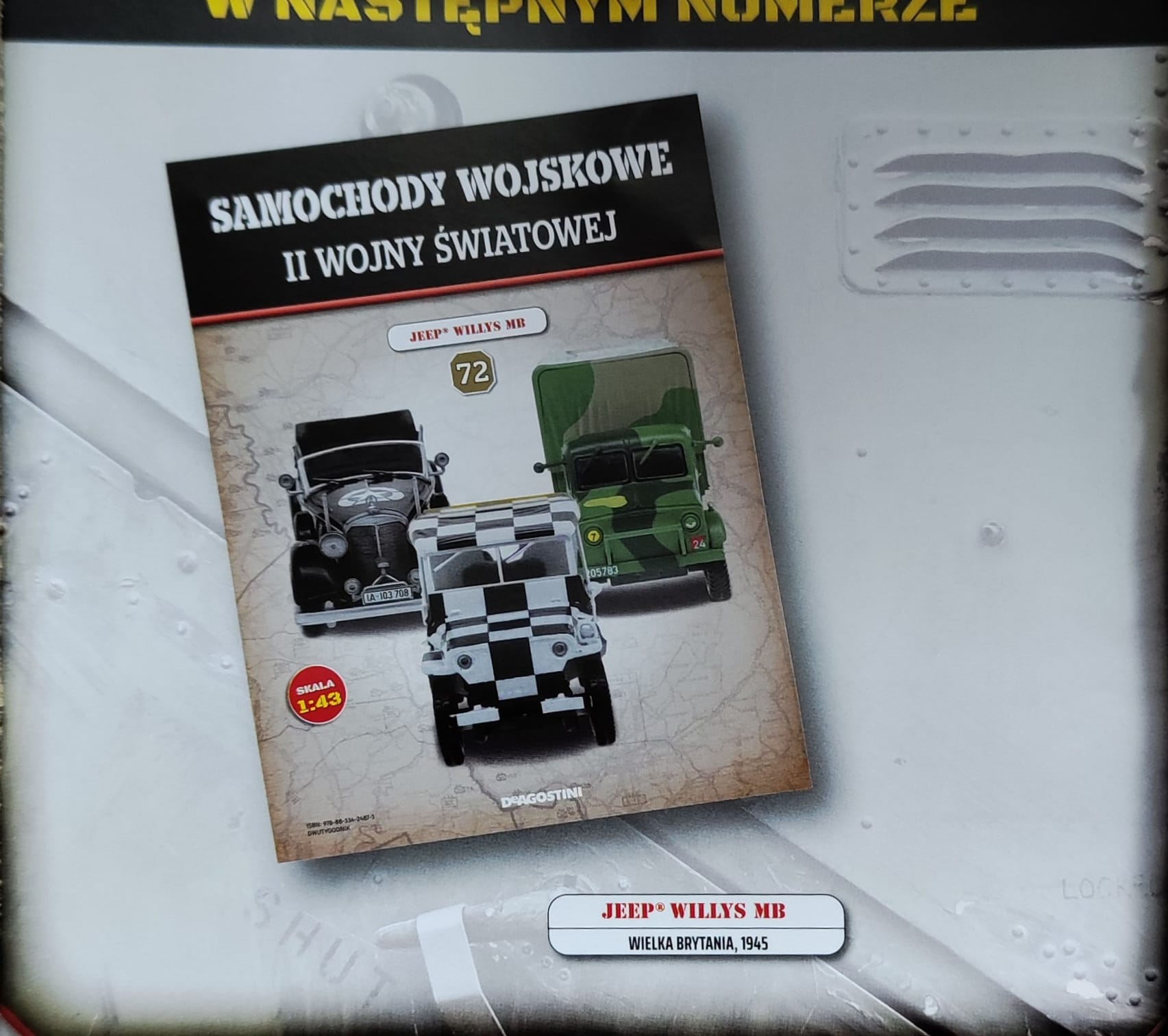 1:43 JEEP Willys MB из серии Samochody Wojskowe Ii Wojny Światowej* - SW071