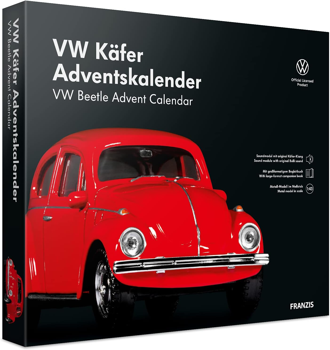 1:43 Сборная модель VOLKSWAGEN Käfer (1970), red - 4019631552556
