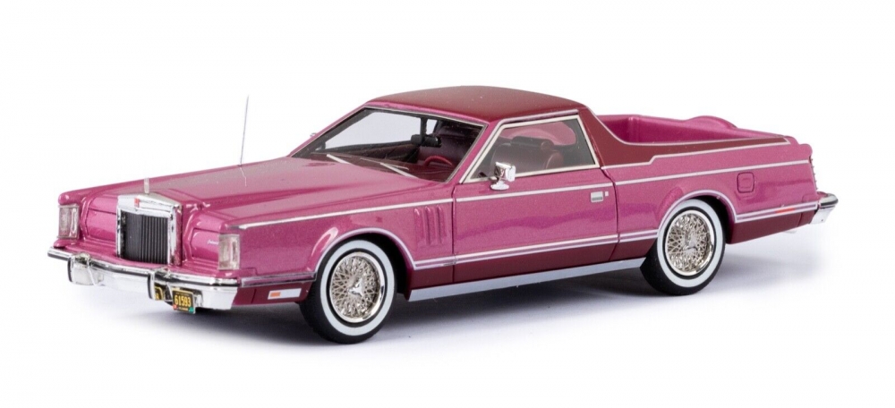 1:43 LINCOLN Continental Mark V Coloma PickUp (1977), purple mettalic - EMUS43012B