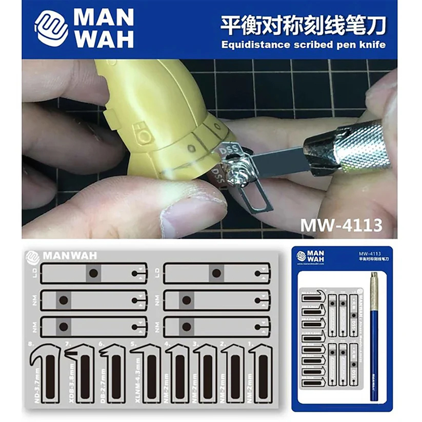 Скрайбер с комплектом лезвий - MW-4113