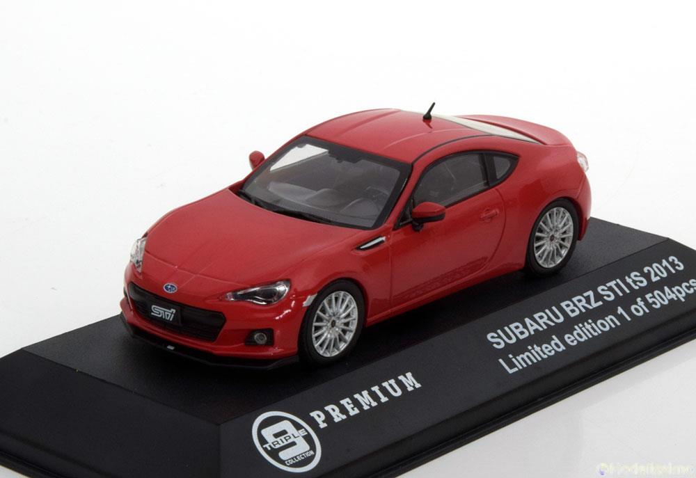 1:43 SUBARU BRZ STI tS (2013), red - T9P-10021