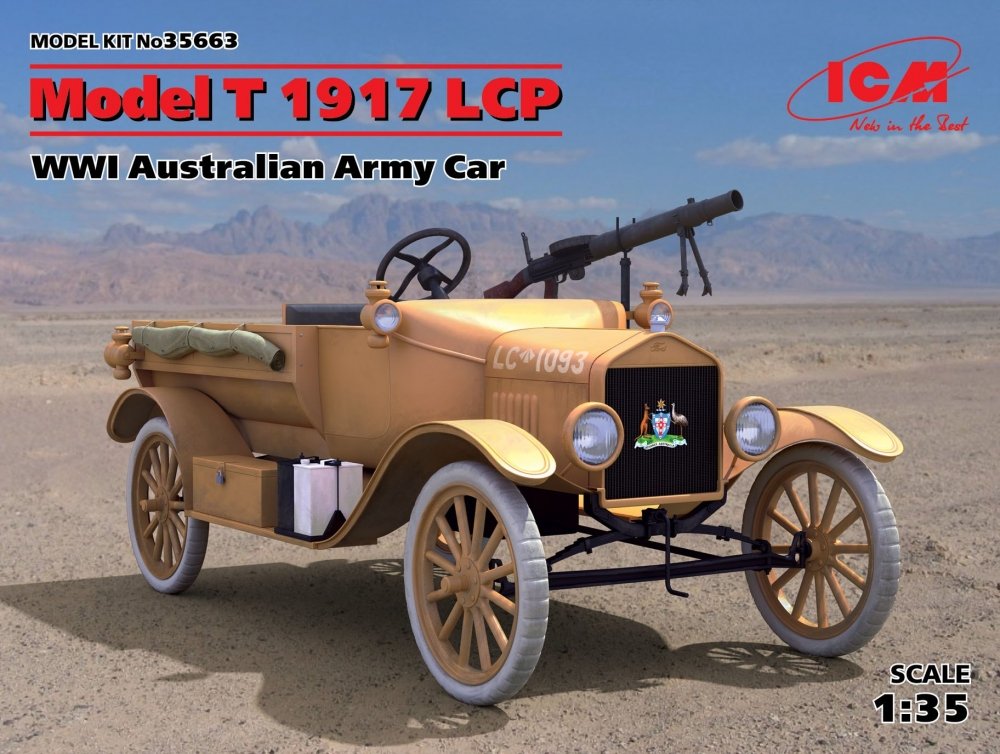 1:35 Сборная модель Т 1917 LCP, Автомобиль армии Австралии - 35663
