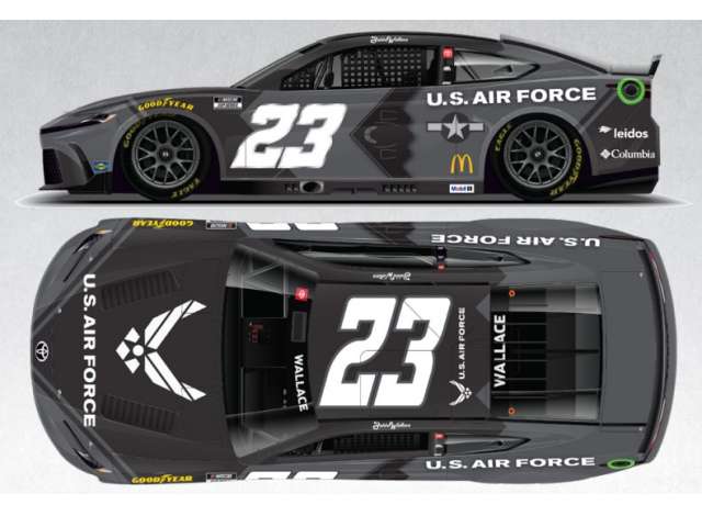 1:64 Toyota Camry #23 Bubba Wallace *U.S. Air Force*, black/white 2025 - C232565AIRDX
