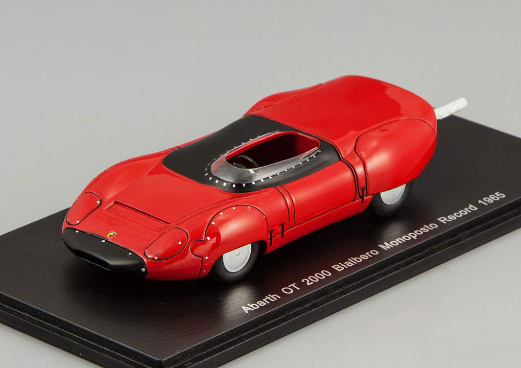 1:43 ABARTH OT 2000 Bialbelo Monoposto Record (1965), red - S1330