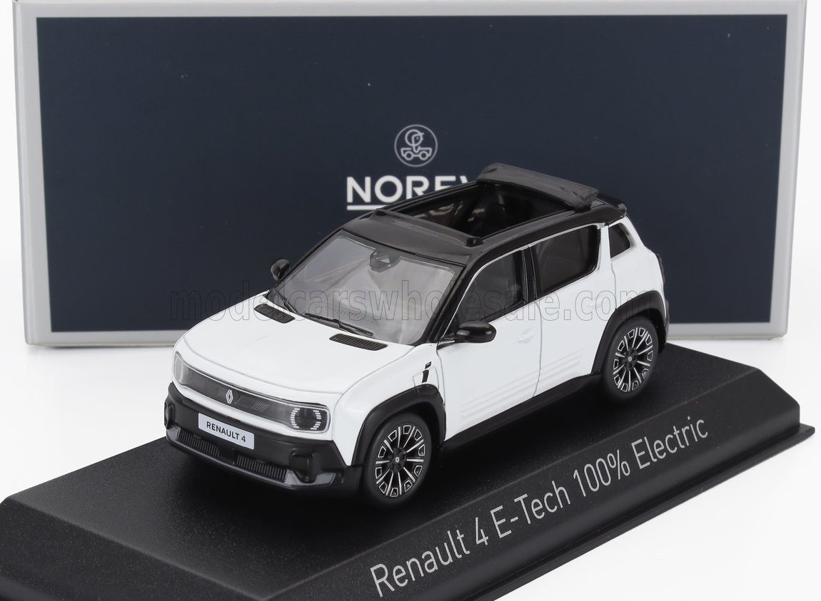 1:43 RENAULT R4 E-tech (2025), White - 510062