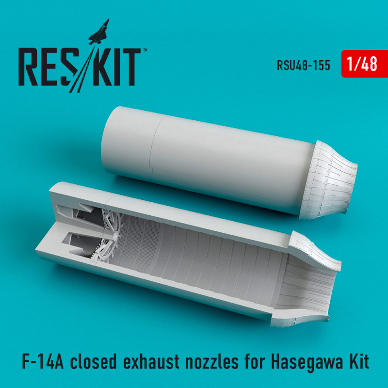 1:48 F-14A closed exhaust nozzles for Hasegawa Kit - RSU48-0155