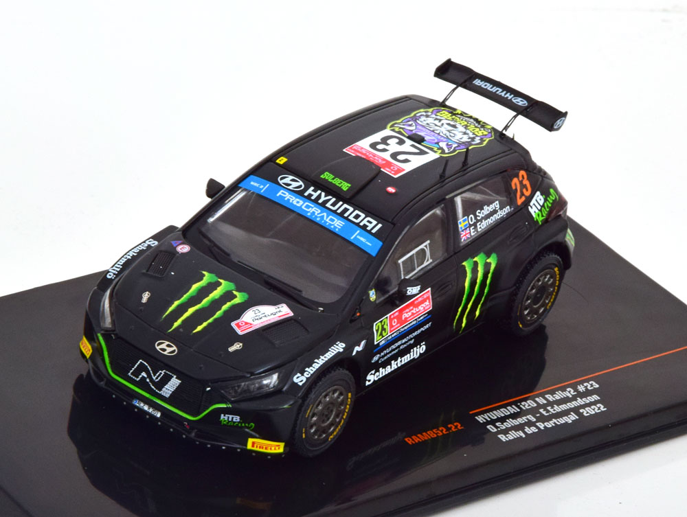 1:43 HYUNDAI i20 N Rally2 No 23 Rally Portugal, Solberg/Edmondson (2022) - RAM852
