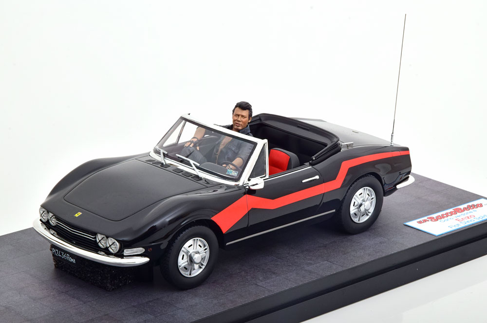 1:18 FIAT Dino 2.4 Spider from the movie Fun Is Beautiful, Enzo (1980), black red - 81929