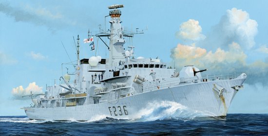 1:350 Сборная модель Британский фрегат Тип 23 HMS Montrose(F236) - 04545