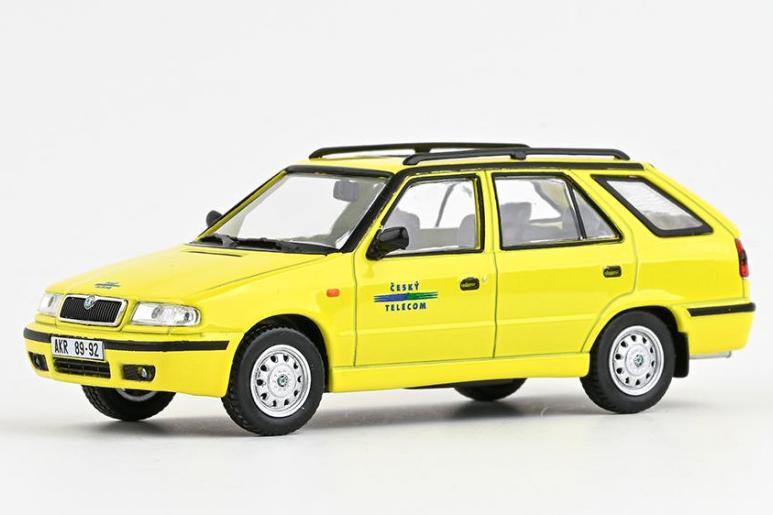 1:43 SKODA Felicia FL Combi Czech Telecom (1998), yellow - 730F01