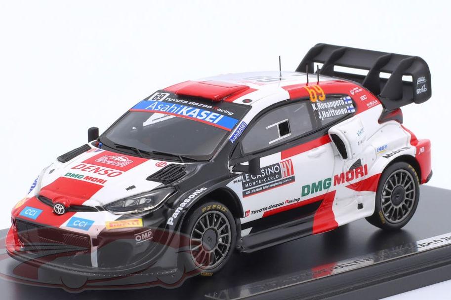 1:43 TOYOTA GR Yaris Rally1 Hybrid №69 4th Rallye Monte Carlo Kalle Rovanperä, Jonne Halttunen (2022) - TBMWR-C6920-22