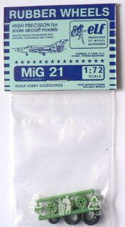 1:72 Колеса резиновые Советский истребитель МиГ-21 - 7226