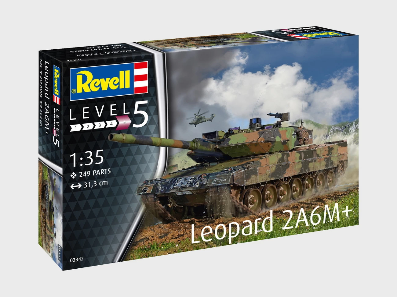 1:35 Сборная модель Leopard 2A6M - 03342