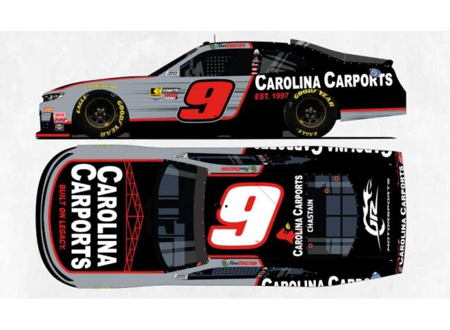 1:64 Chevrolet #9 Ross Chastain *Carolina Carports*, various 2025 - NX92665CCPRZ