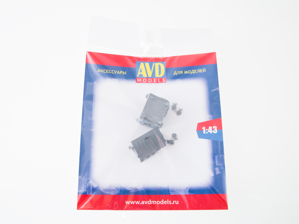 1:43 Мусорный бак со сдвижной крышкой - 10017AVD