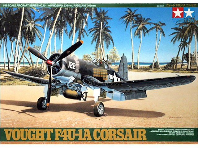 1:48 Сборная модель Vought F4U-1A Corsair - 61070