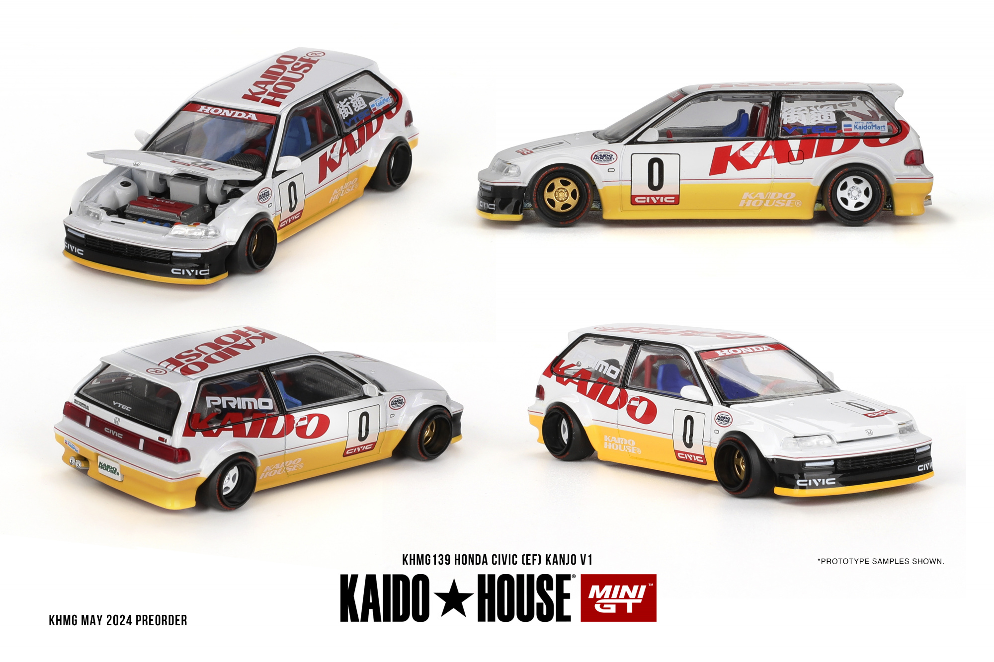 1:64 HONDA Civic (EF) 'Kanjo V1' - KHMG139