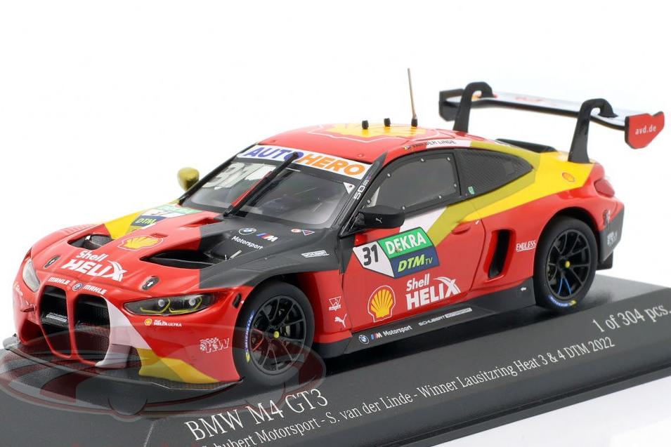 1:43 BMW M4 GT3 #31 Winner Lausitzring Race 1 & 2 / DTM champion Sheldon van der Linde (2022) - 413222331