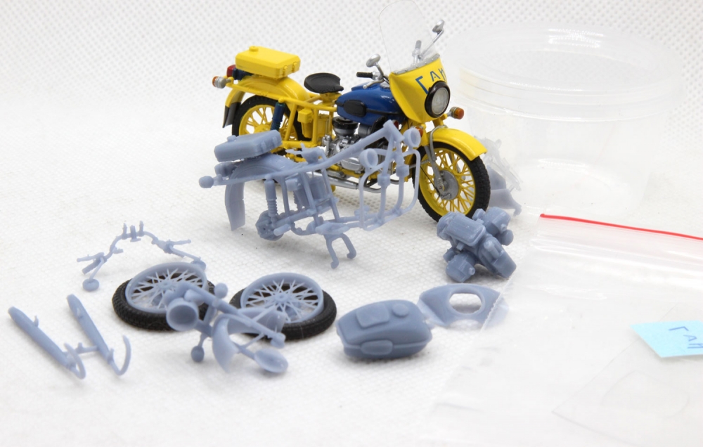 1:35 Сборная модель М-67 одиночный мотоцикл - mkaut0152