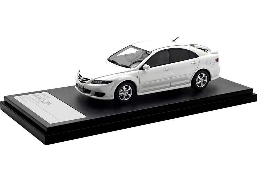 1:43 MAZDA Atenza Sports 23S (2002), snowflake white pearl mica - HS436WH