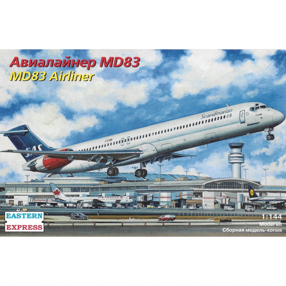 1:144 Сборная модель Авиалайнер MD-80 SAS - 144112