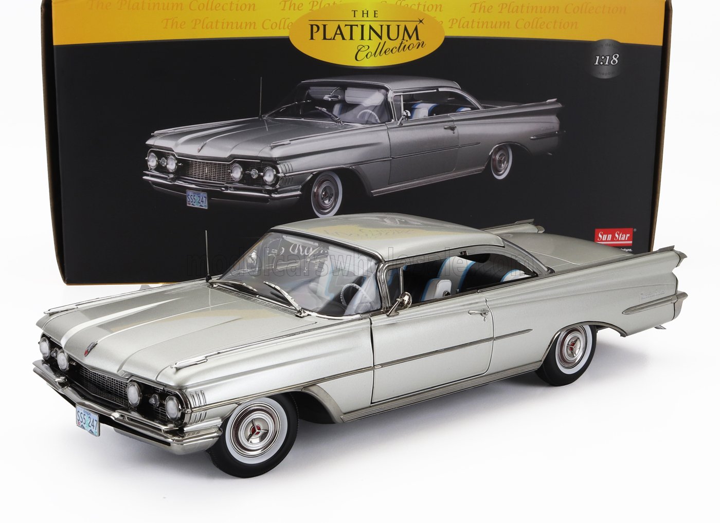 1:18 OLDSMOBILE 98 Hard-top (1959), Grey Met - 5247