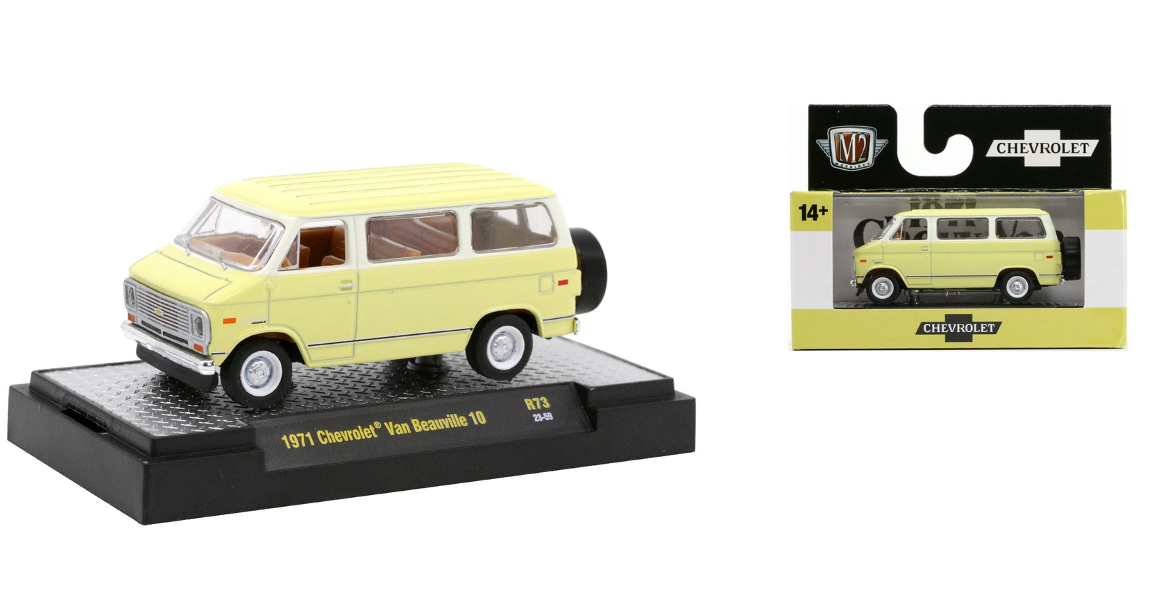 1:64 CHEVROLET Van Beauville 10 (1959), light yellow - R732359