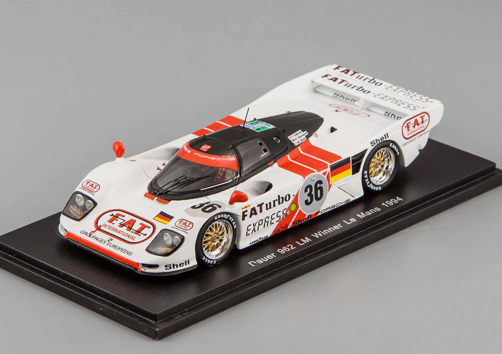 1:43 DAUER 962 LM #36 M. Baldi - Y. Dalmas - H. Haywood Winner LM (1994), white - 43LM94