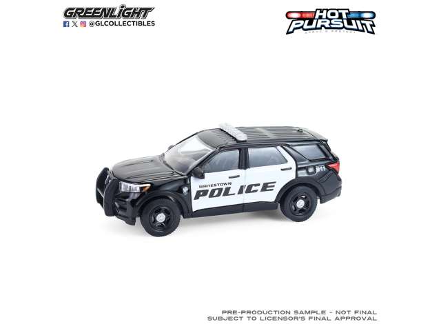 1:64 FORD Police Interceptor Utility Whitestown Metropolitan Police Department, black / white 2024 - 30553